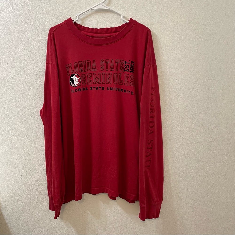 Florida state Seminoles long sleeve shirt red xl